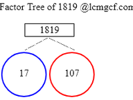 Factors of 1819